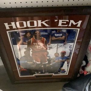 Kevin Durant autograph framed photo